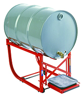 CW-10 Standard Steel Drum Cradles - Use