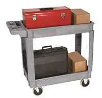 Deluxe Plastic Service Cart - Use