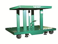 2,000 lb.Capacity Foot Operated & Electric Hydraulic Lift Table