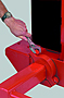 1,500 & 2,000 lb Capacity Powered Stacker - Fork Model - Detail