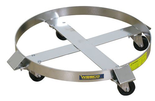 240198 WESCO STAINLESS STEEL DRUM DOLLY