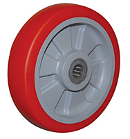 PP10 Moldon Polyurethane on Polypropylene Hub Wheel