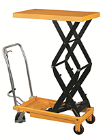 Double Scissors High Lift Table - Use