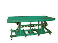 3,000 & 5,000 lb Capacity Long-Deck Hydraulic Foot-Operated Lift Table