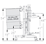 Ergonomic Drum Handler Power Lift (240155) - Schematic Diagram